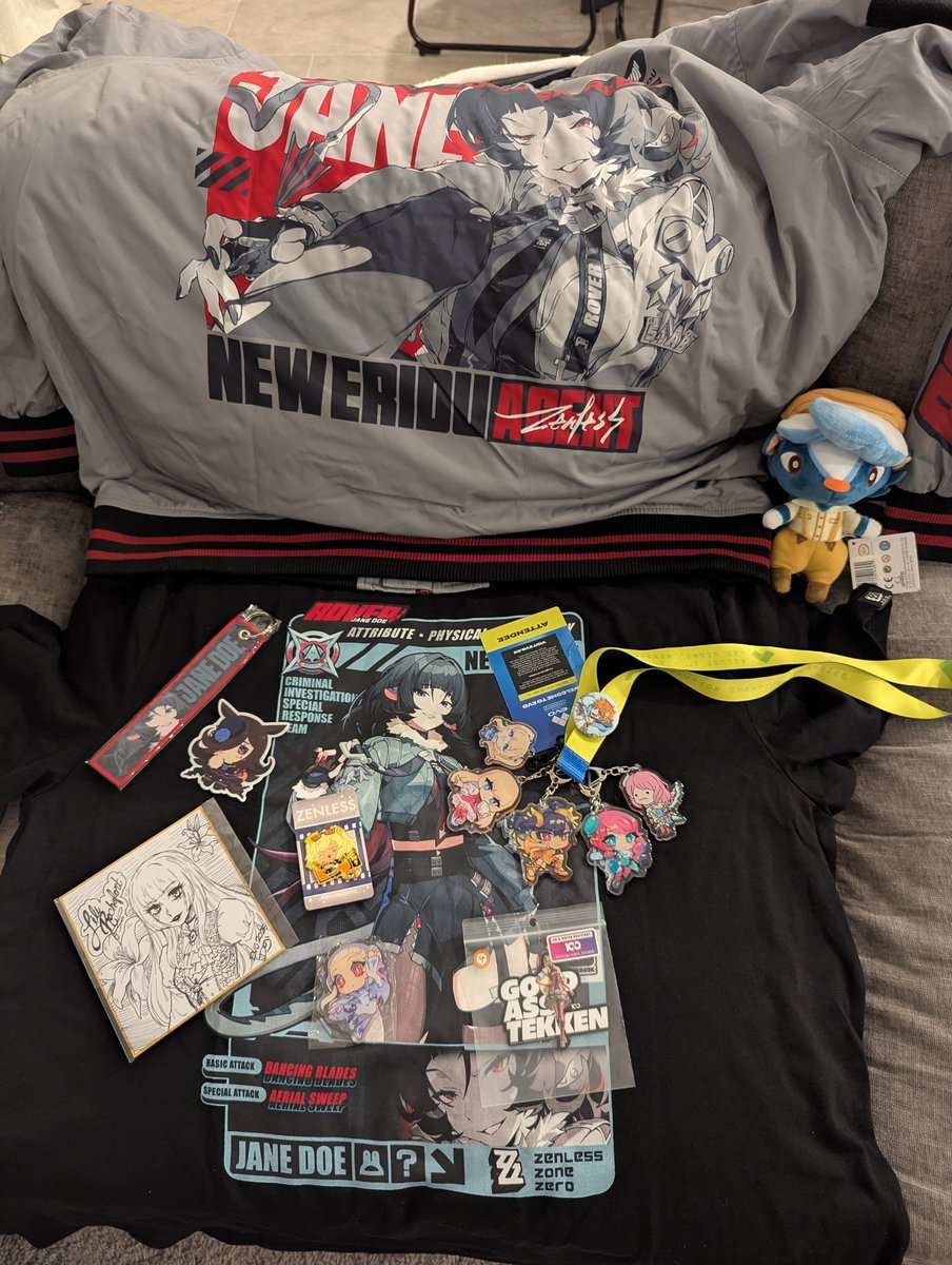 Matsune Vikala Hiku 🐭 ▶️ LVL UP EXPO 25' (@maatsunehiku) on Twitter photo #Evo2025 Haul ❤️ Actually spent a lot less this year than I thought. ❤️
Treated myself to <a href="/MDOTRAGE/">M.RAGE ▽ ASTRAL SYSTEMS</a> Jane Doe jacket and shirt. #Evo2025 Haul ❤️ Actually spent a lot less this year than I thought. ❤️
Treated myself to <a href="/MDOTRAGE/">M.RAGE ▽ ASTRAL SYSTEMS</a> Jane Doe jacket and shirt.