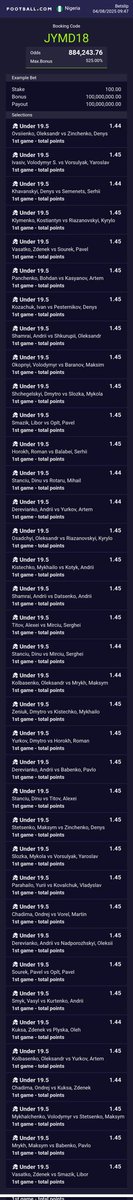 <a href="/KakiJunior1/">Kaki Junior</a> <a href="/EhiTips/">Ehis_tips</a> <a href="/qwin_hadasah/">Esther</a> <a href="/ibadanpikin0/">Toxic Boom⚽️🏀🎾</a> <a href="/hiannaxd/">Hannah Dixon</a> Converted to 1st game unders 🍀✅💥 

JYMD18