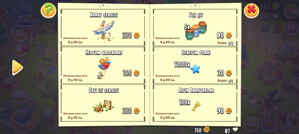 bu çiçekleri nereden toplayacağız gemide yok gazetede yok bilmediğim bir şey mi oldu oyunda