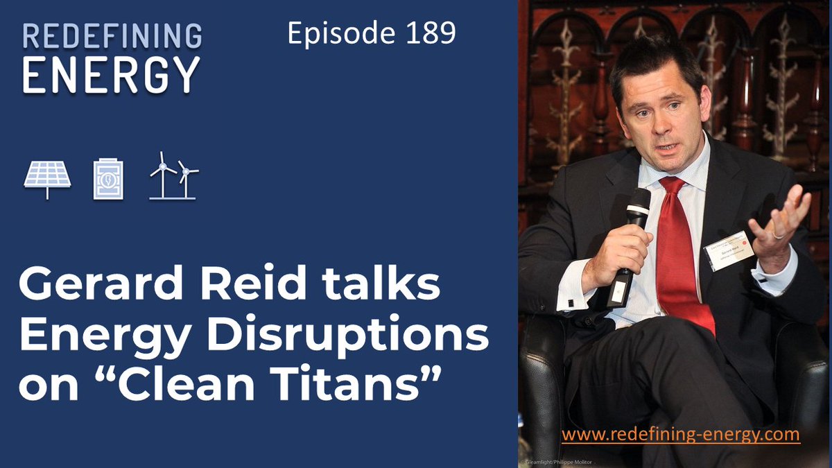🎙Redefining Energy podcast (@redef_energy) on Twitter photo 🎙️Ep189. Energy Disruptions - (Gerard on "Clean Titans")
#applepodcast podcasts.apple.com/gb/podcast/red…
#spotify open.spotify.com/show/4FDIRo16s…
Our co-host <a href="/gerardreid14/">Gerard Reid</a> talked "Energy Disruptions" on the ”Clean Titans” Youtube channel.
You can also watch him here
youtube.com/watch?v=V5LGTc… 🎙️Ep189. Energy Disruptions - (Gerard on "Clean Titans")
#applepodcast podcasts.apple.com/gb/podcast/red…
#spotify open.spotify.com/show/4FDIRo16s…
Our co-host <a href="/gerardreid14/">Gerard Reid</a> talked "Energy Disruptions" on the ”Clean Titans” Youtube channel.
You can also watch him here
youtube.com/watch?v=V5LGTc…