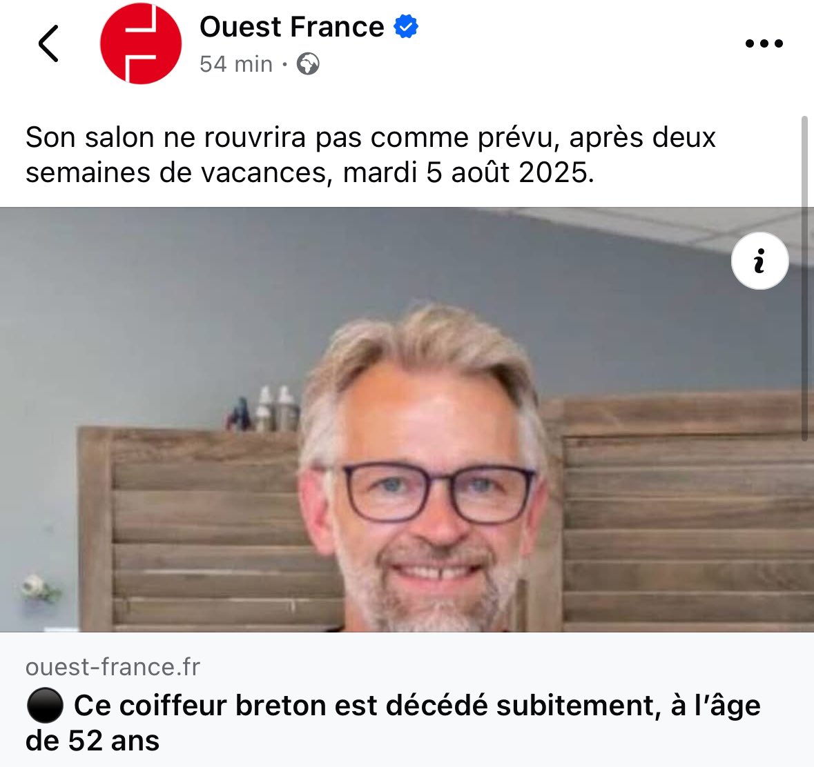 Je suis sûr qu’ils font exprès d’utiliser ce terme « décédé subitement » 😈