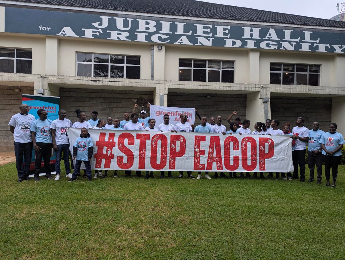 3/3
Together we say: JUST STOP OIL. 
We march to #StopEACOP, to #KeepOilInTheGround, and to #HealOurLand.

Faith communities across Africa are resisting oil expansion. 
We will not be silent while pipelines poison our people and devastate our lands
#NoMoreFossilFuels