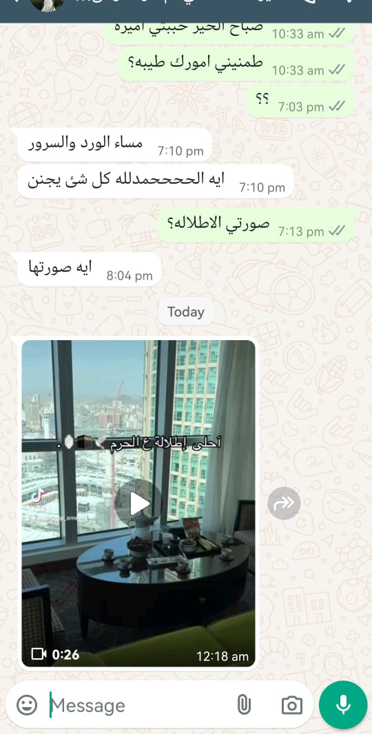 Sama_Saad00's tweet image. تسكين عملائنا الكرام لفندق🏢 #سويس_اوتيل_المقام 🕋
احجز إقامتك المثالية للعمرة الآن! 🌟
هل تخطط لأداء العمرة؟ نحن هنا لنساعدك في جعل رحلتك مريحة ومليئة بالروحانية.
*عروض خاصة على حجز الفنادق القريبة من الحرم 🔥
بادر بالحجز الآن 👇🏼
wa.me/966548799795