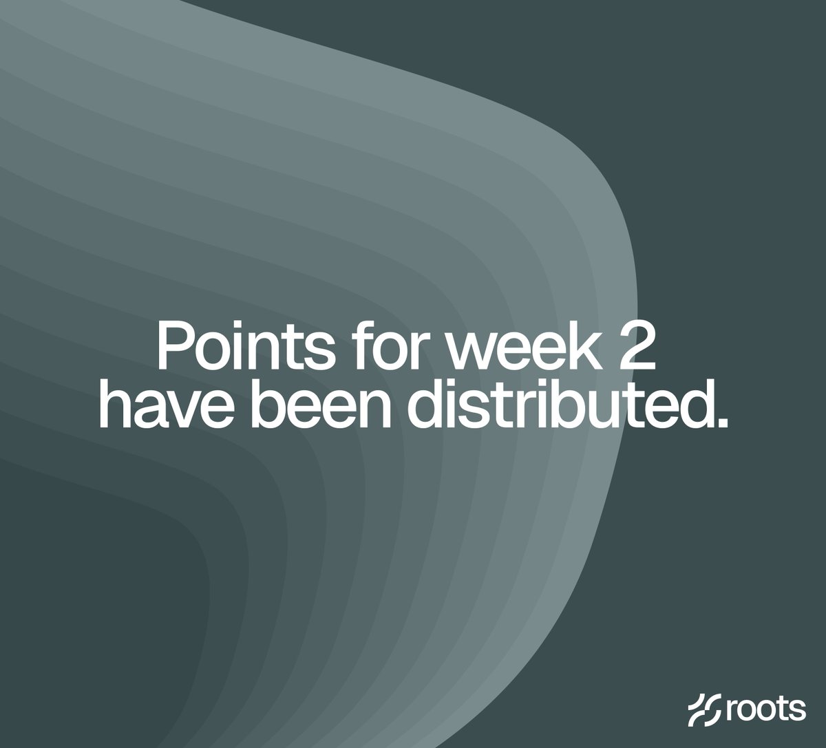 Week 2 points have been distributed. 

How much did you get? 😇