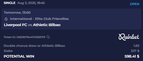 I know it’s Liverpool, but there’s no way Bilbao loses four games in a row.