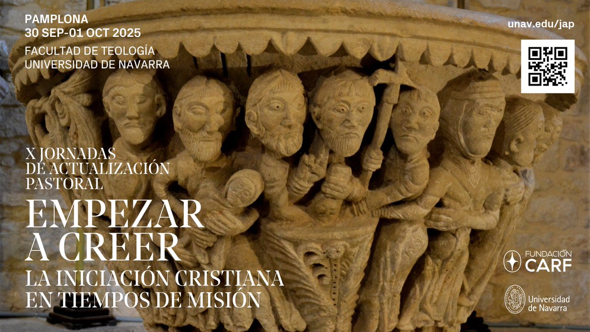 X Jornadas de Actualización Pastoral

'EMPEZAR A CREER. La iniciación cristiana en tiempos de misión'

🗓️30 sept. - 1 oct. de 2025
📍Aula Magna - Facultades Eclesiásticas - <a href="/unav/">Universidad de Navarra</a>

Más información e inscripciones
➡️unav.edu/jap

<a href="/Ecclesia_ES/">Revista ECCLESIA</a> <a href="/Revista_VN/">Revista Vida Nueva</a>