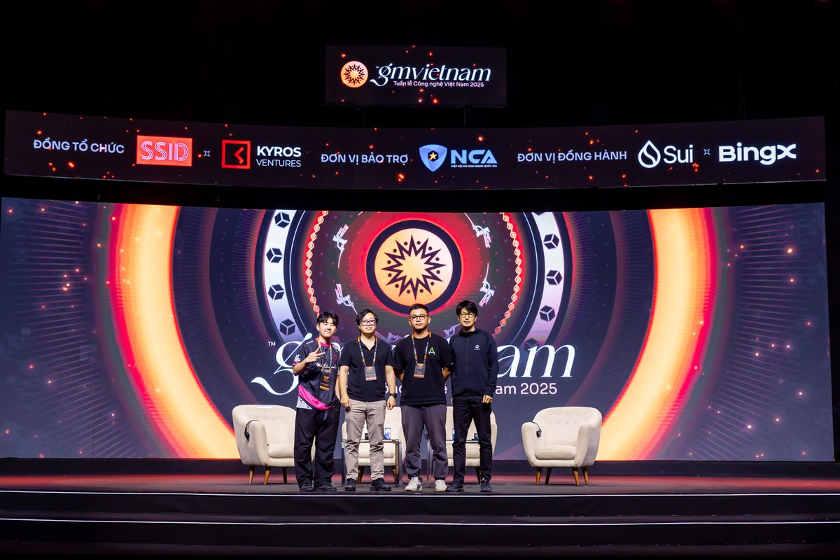 Yuji Kumagai (@yujikumagai) on Twitter photo Spoke at GM Vietnam <a href="/gmvn_official/">GM VIETNAM (🌞,🇻🇳) | Vietnam Blockchain Week</a> !
Had a great discussion about the present and future of Web3 gaming with Sky Mavis <a href="/trungfinity/">trungfinity.ron</a>, Ancient8 <a href="/davedaveng/">Dave Nguyen 𓆩♱𓆪</a>, and yellowpanther <a href="/yellowpantherx/">yellowpanther 💎</a>, representing <a href="/StartaleGroup/">Startale 💿</a> .
The venue was larger than expected, and it was a valuable Spoke at GM Vietnam <a href="/gmvn_official/">GM VIETNAM (🌞,🇻🇳) | Vietnam Blockchain Week</a> !
Had a great discussion about the present and future of Web3 gaming with Sky Mavis <a href="/trungfinity/">trungfinity.ron</a>, Ancient8 <a href="/davedaveng/">Dave Nguyen 𓆩♱𓆪</a>, and yellowpanther <a href="/yellowpantherx/">yellowpanther 💎</a>, representing <a href="/StartaleGroup/">Startale 💿</a> .
The venue was larger than expected, and it was a valuable