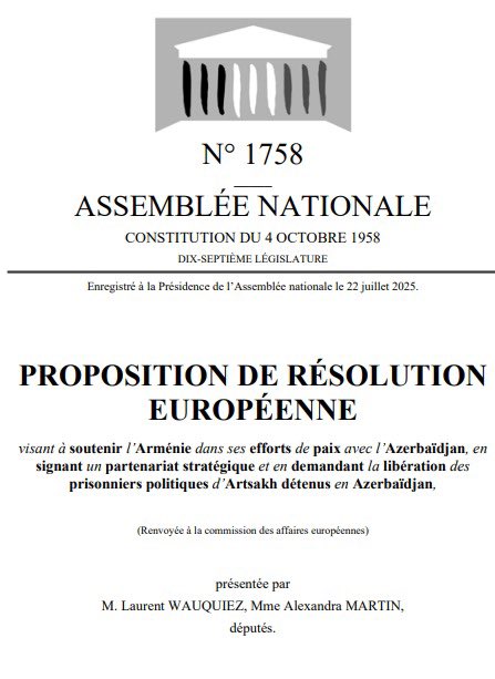 Alexandra Martin (@martinalex06) on Twitter photo Avec <a href="/laurentwauquiez/">Laurent Wauquiez</a>, nous avons déposé une résolution européenne pour soutenir l’#Arménie dans sa quête de paix et de justice face à l’#Azerbaïdjian.
Ensemble, nous demandons la libération des prisonniers d’#Artsakh et défendons le droit au retour des déplacés.
Un combat vital Avec <a href="/laurentwauquiez/">Laurent Wauquiez</a>, nous avons déposé une résolution européenne pour soutenir l’#Arménie dans sa quête de paix et de justice face à l’#Azerbaïdjian.
Ensemble, nous demandons la libération des prisonniers d’#Artsakh et défendons le droit au retour des déplacés.
Un combat vital