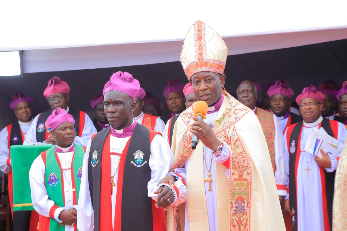 The New Bishop of Masindi Kitara diocese Rt Rev Joshua Kugonza has pledged to continue with the church projects such as securing land titles for all their churches, champion tree planting to conserve the environment, support church projects like health facilities and education.