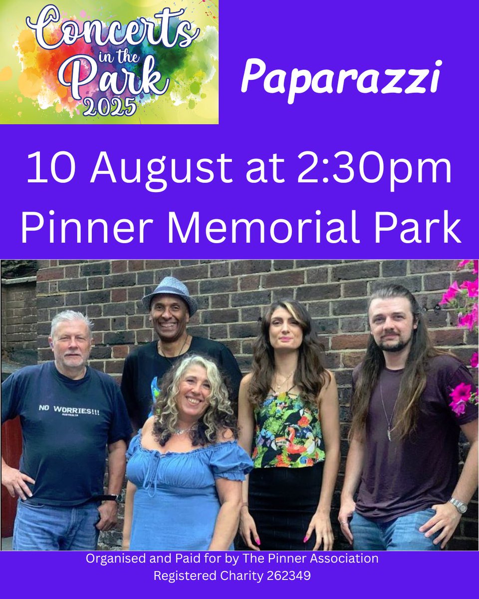 Pinner Association (@pinnerassociat) on Twitter photo Looking forward to seeing you next week.
Bring a picnic and a chair.
Cash bucket collection.
<a href="/MPSPinner/">Pinner Police</a> <a href="/Proud_of_Pinner/">Proudofpinner</a> <a href="/PinnerLocal/">Pinner Local</a> <a href="/sharon_pink/">Sharon Pink</a> <a href="/sjbbrook1/">Sarah Brook</a> <a href="/DeliaCazzato/">Lady Delia of Pinner (Cazzato) 💙</a> <a href="/RawlinsonGold/">Rawlinson Gold</a> Looking forward to seeing you next week.
Bring a picnic and a chair.
Cash bucket collection.
<a href="/MPSPinner/">Pinner Police</a> <a href="/Proud_of_Pinner/">Proudofpinner</a> <a href="/PinnerLocal/">Pinner Local</a> <a href="/sharon_pink/">Sharon Pink</a> <a href="/sjbbrook1/">Sarah Brook</a> <a href="/DeliaCazzato/">Lady Delia of Pinner (Cazzato) 💙</a> <a href="/RawlinsonGold/">Rawlinson Gold</a>