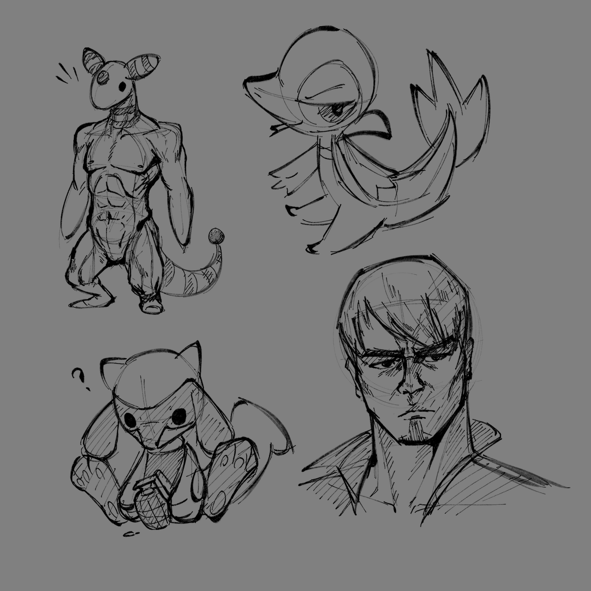 Did some sketches cause I was bored in a VC