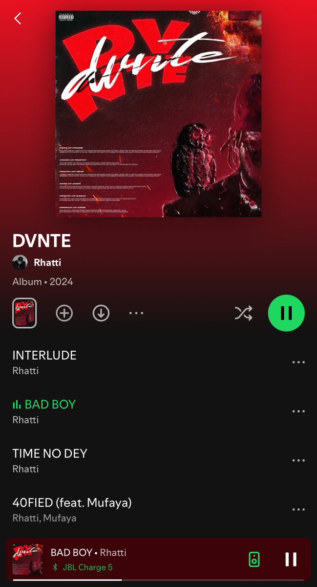 †𝖍𝖊𝘖𝘎 (@og_zugos) on Twitter photo It’s a year old
Badboy by <a href="/King_rhatti/">#DVNTEOUTNOW</a> is my favorite track from #Dvnte project
What’s yours? It’s a year old
Badboy by <a href="/King_rhatti/">#DVNTEOUTNOW</a> is my favorite track from #Dvnte project
What’s yours?