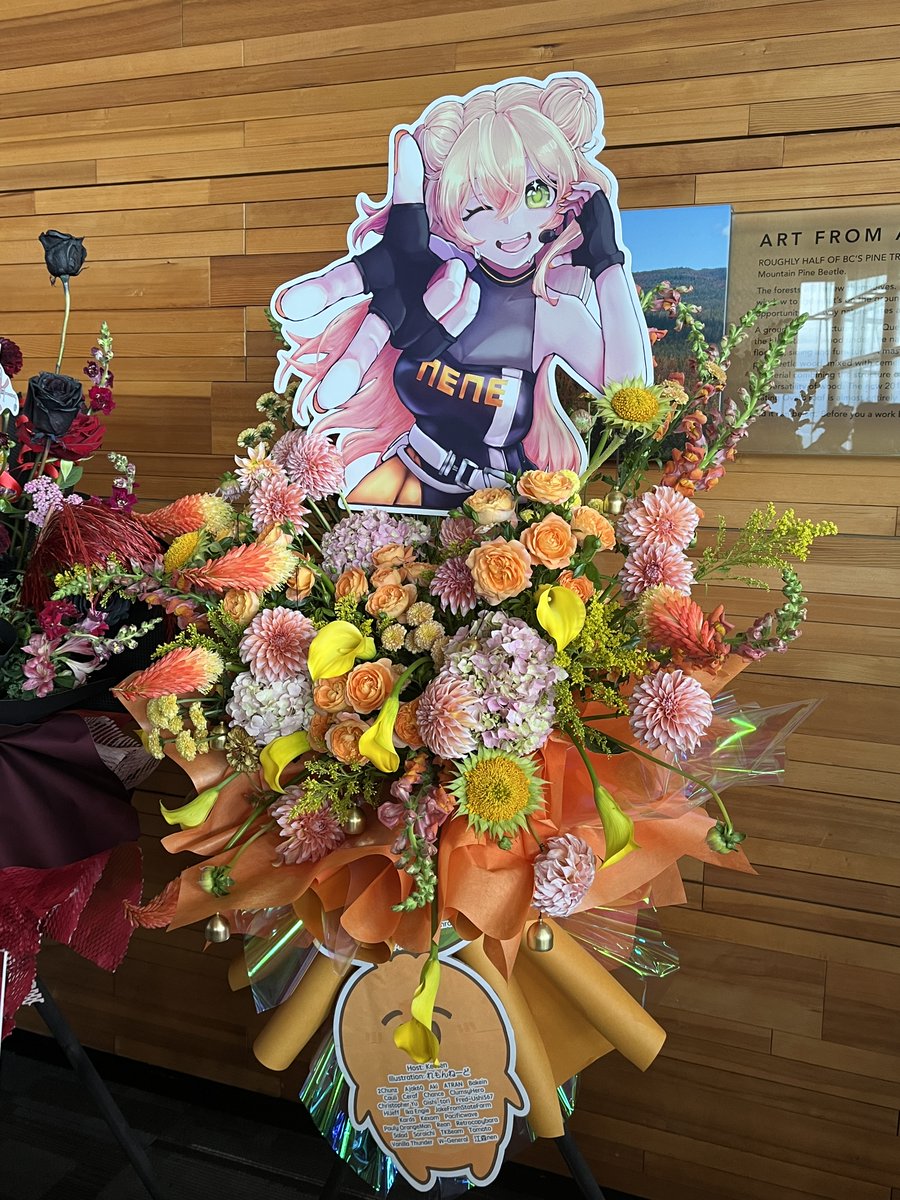 Thank you for the awesome cheers, Vancouver❣️
Let’s shake off the weird vibes and have fun in today’s karaoke stream!
I really want to visit you again!
お花もありがとう🌸

 #hololiveSTAGE25