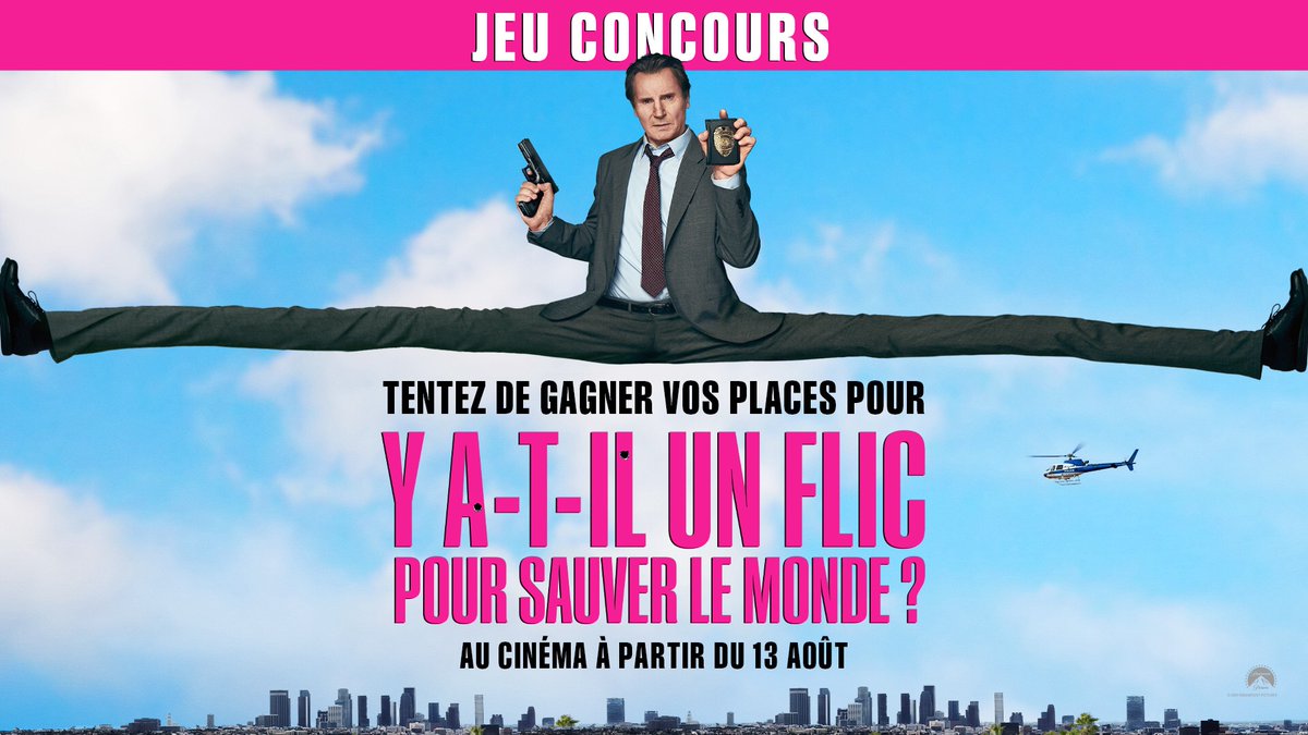 Mitra Etemad (@mitraetemad) on Twitter photo #Concours #JeuConcours
Ya-t-il un flic pour sauver le monde ? de Akiva Schaffer, avec Liam Neeson et Pamela Anderson 13 août au cinéma
Tentez de remporter vos places :
Follow
<a href="/MitraEtemad/">Mitra Etemad</a>
<a href="/paramountfr/">Paramount Pictures France</a>
<a href="/trendyslemagTw/">TrendysLeMag 🔆</a>
Rt #YatilUnFlic
Pour en savoir plus
trendyslemag.com/2025/08/02/cin… #Concours #JeuConcours
Ya-t-il un flic pour sauver le monde ? de Akiva Schaffer, avec Liam Neeson et Pamela Anderson 13 août au cinéma
Tentez de remporter vos places :
Follow
<a href="/MitraEtemad/">Mitra Etemad</a>
<a href="/paramountfr/">Paramount Pictures France</a>
<a href="/trendyslemagTw/">TrendysLeMag 🔆</a>
Rt #YatilUnFlic
Pour en savoir plus
trendyslemag.com/2025/08/02/cin…