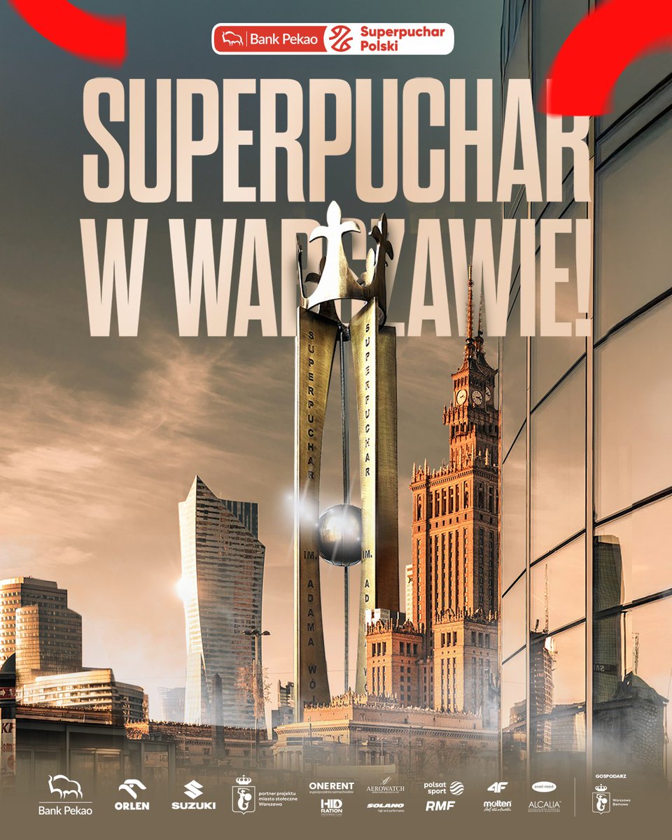 ORLEN Basket Liga (@plkpl) on Twitter photo 🏆 Pekao S.A. Superpuchar Polski w <a href="/warszawa/">Warszawa</a>❗️
🏀 O trofeum im. Adama Wójcika 27 i 28 września w hali OSiR Bemowo zagrają <a href="/LegiaKosz/">𝐌𝐈𝐒𝐓𝐑𝐙 𝐏𝐎𝐋𝐒𝐊𝐈🏆</a>, <a href="/StartLublin/">PGE Start Lublin</a>, <a href="/treflsopot/">Trefl Sopot</a> i <a href="/gornikkosz1946/">GÓRNIK ZAMEK KSIĄŻ Wałbrzych</a>
WIĘCEJ ➡️ plk.pl/aktualnosci/26…
<a href="/GrupaORLEN/">ORLEN</a> <a href="/BankPekaoSA/">Bank Pekao S.A.</a> #PLKPL 🏆 Pekao S.A. Superpuchar Polski w <a href="/warszawa/">Warszawa</a>❗️
🏀 O trofeum im. Adama Wójcika 27 i 28 września w hali OSiR Bemowo zagrają <a href="/LegiaKosz/">𝐌𝐈𝐒𝐓𝐑𝐙 𝐏𝐎𝐋𝐒𝐊𝐈🏆</a>, <a href="/StartLublin/">PGE Start Lublin</a>, <a href="/treflsopot/">Trefl Sopot</a> i <a href="/gornikkosz1946/">GÓRNIK ZAMEK KSIĄŻ Wałbrzych</a>
WIĘCEJ ➡️ plk.pl/aktualnosci/26…
<a href="/GrupaORLEN/">ORLEN</a> <a href="/BankPekaoSA/">Bank Pekao S.A.</a> #PLKPL