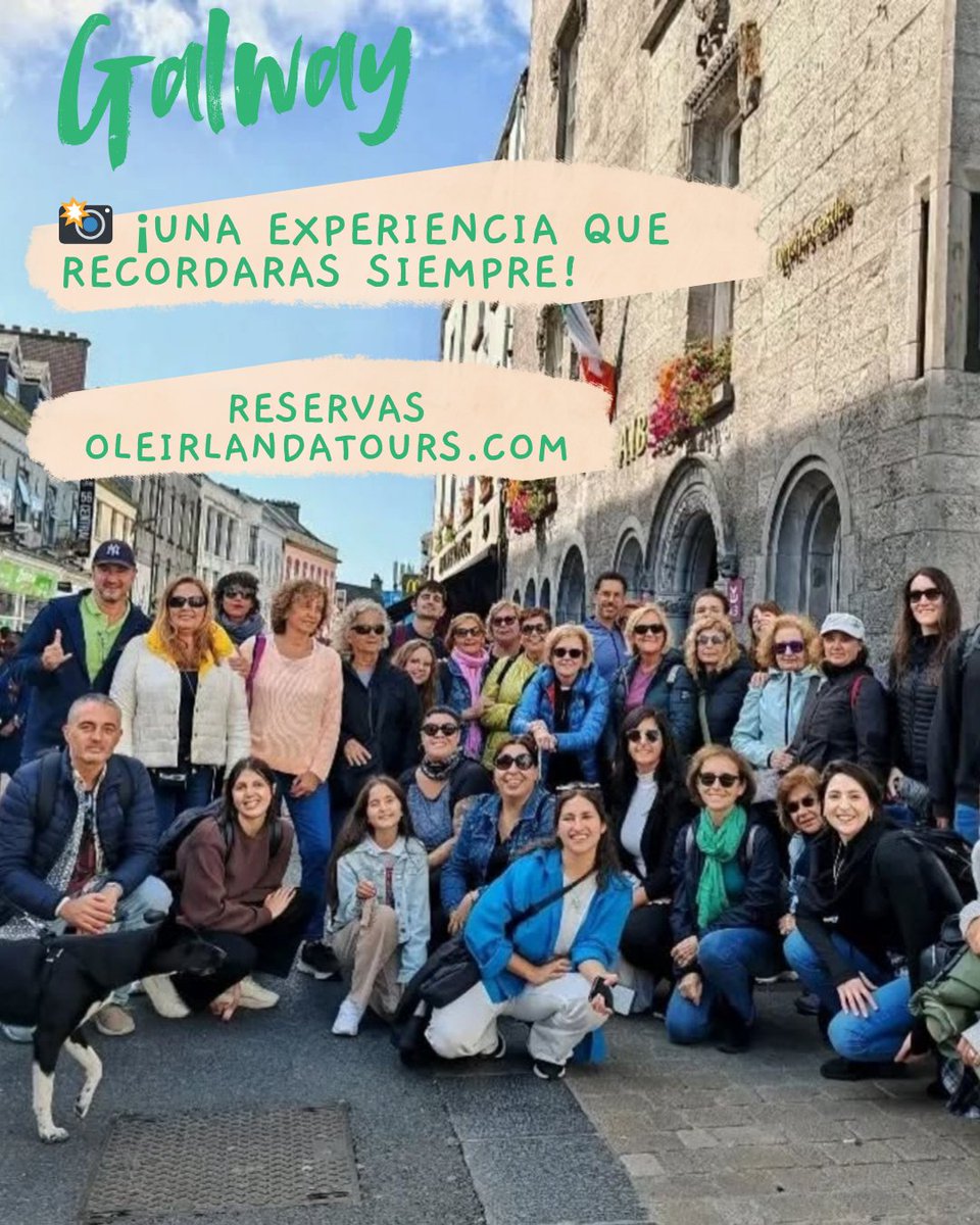 DescubreIrlanda's tweet image. 🚌 Tour a Galway + Acantilados de Moher + paseo en barco
Desde Dublín, con guía en español, transporte y paisajes inolvidables.
🎟️ Reserva con 10% de descuento usando: TI2025
👉 go.irlnd.co/xe0e6gu8
#OleIrlandaTours #Galway #Moher #ViajesDesdeDublín