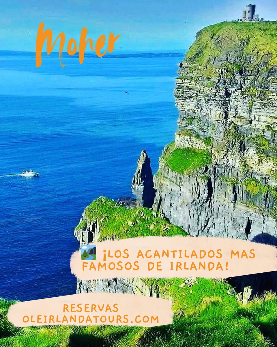 DescubreIrlanda's tweet image. 🚌 Tour a Galway + Acantilados de Moher + paseo en barco
Desde Dublín, con guía en español, transporte y paisajes inolvidables.
🎟️ Reserva con 10% de descuento usando: TI2025
👉 go.irlnd.co/xe0e6gu8
#OleIrlandaTours #Galway #Moher #ViajesDesdeDublín