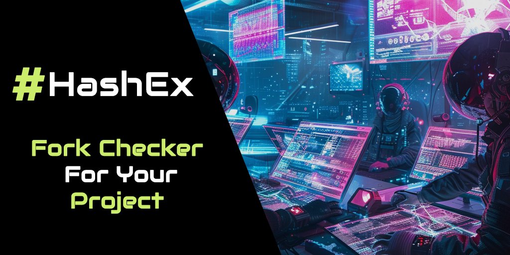 🔍 Want to know if your code has hidden changes?
HashEx Fork Checker can help.
Drop in a contract or .sol file — we’ll compare it to known libraries like OpenZeppelin.
Quick, simple, and free.
👉 hashex.org/tools/fork-che…