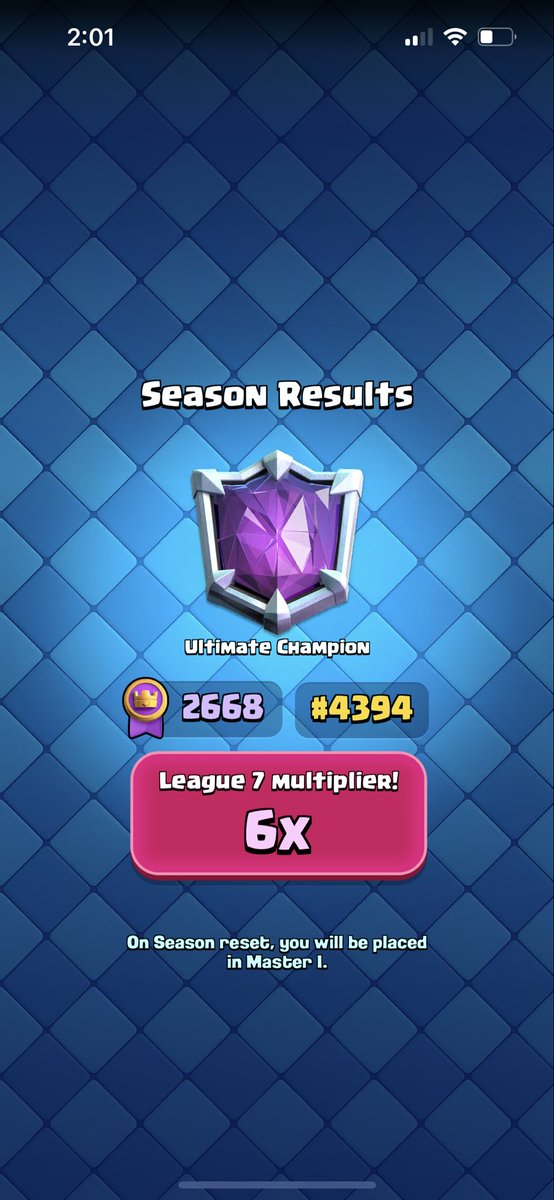 Honestly I thought I was too old, I thought I was washed up! 

But it only took a little over a day to push 800 medals, I ran out of time 

Top 500 next season GUARANTEED! Better believe it 

#cr