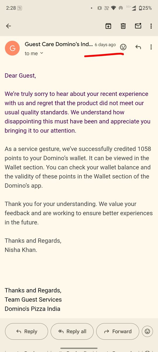 itsaakashkumar's tweet photo. @dominos_india @dominos 
It's very very disappointing, you guys are just making people fool or nothing, I've tried a lot of times through email but every time I receive an email with a time of 48 to 72 hrs but even after 72 or more than that the solution is not resolved. #dominos https://t.co/KkJprwdrK1