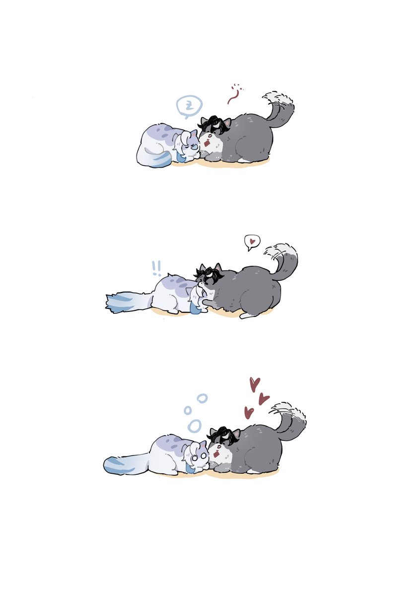 #wriolette #リオヌヴィ⛓️ 🌧️ just dog brain things