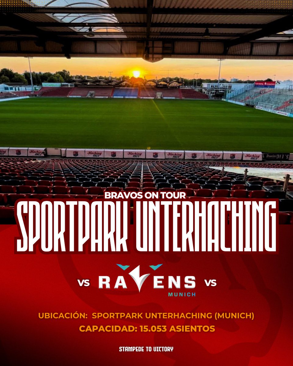 🗣️ WE’RE BAAAAAACK 

🆚 <a href="/MunichRavens/">Munich Ravens</a> 
📅 10.08.25
🕕 13:00h
🏟️ SPORTPARK UNTERHACHING