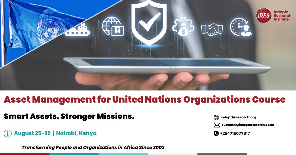 Indepthresearch's tweet image. 𝐒𝐦𝐚𝐫𝐭 𝐚𝐬𝐬𝐞𝐭𝐬, 𝐬𝐦𝐚𝐫𝐭𝐞𝐫 𝐦𝐢𝐬𝐬𝐢𝐨𝐧𝐬. 

This August, join UN professionals mastering sustainable asset management that drives real impact. 

Enroll here: shorturl.at/33xt5

#IRESExperience #UNTraining #Sustainability