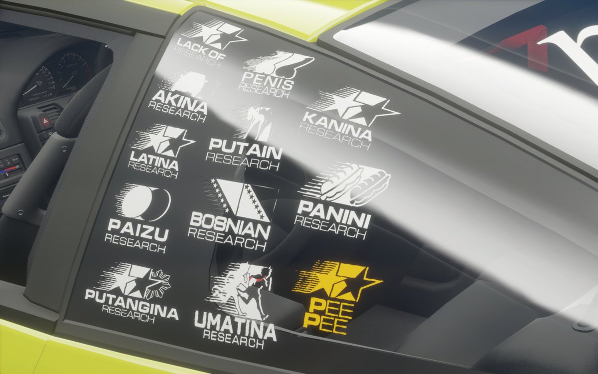 Evano VT (MINORS DNI) (@evano_eab) on Twitter photo More friends on the window !
Kanina by <a href="/DejectedAnge1/">.Del</a>
Panini by <a href="/helios_axitro/">resident nsx nc1 defender</a>
PEEEEEE by <a href="/DiannaFranziska/">FranZie LP032</a>
We are slowly running out of space so make each suggestion count ^^ More friends on the window !
Kanina by <a href="/DejectedAnge1/">.Del</a>
Panini by <a href="/helios_axitro/">resident nsx nc1 defender</a>
PEEEEEE by <a href="/DiannaFranziska/">FranZie LP032</a>
We are slowly running out of space so make each suggestion count ^^