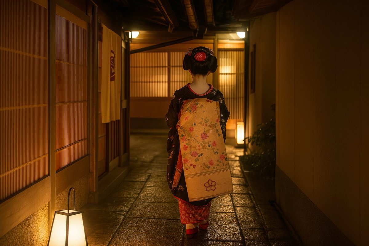ShadowsOfJapan's tweet image. The elegance of a Geisha hides years of strict training and sacrifice.
