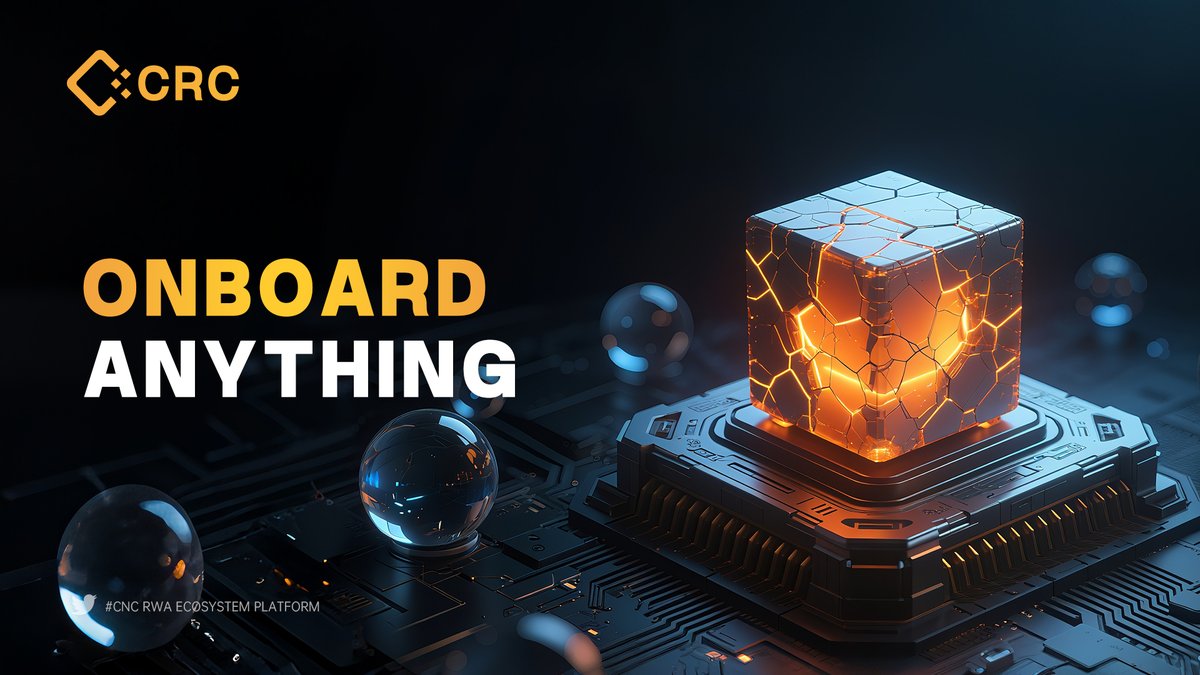 Can your asset be tokenized?

With <a href="/CRC_Global/">CRC</a>’s structured onboarding suite—absolutely.
From documentation to valuation to token issuance, CRC bridges traditional value into the Web3 economy.
#RWA #AssetBridge #Tokenize  #CRC