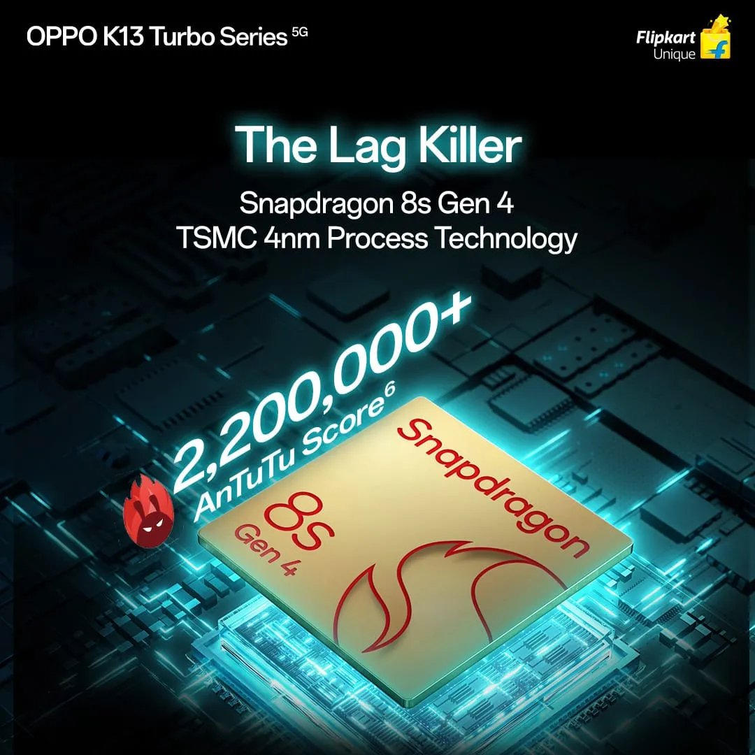 OPPO K13 Turbo Series 5G: Snapdragon 8s Gen 4