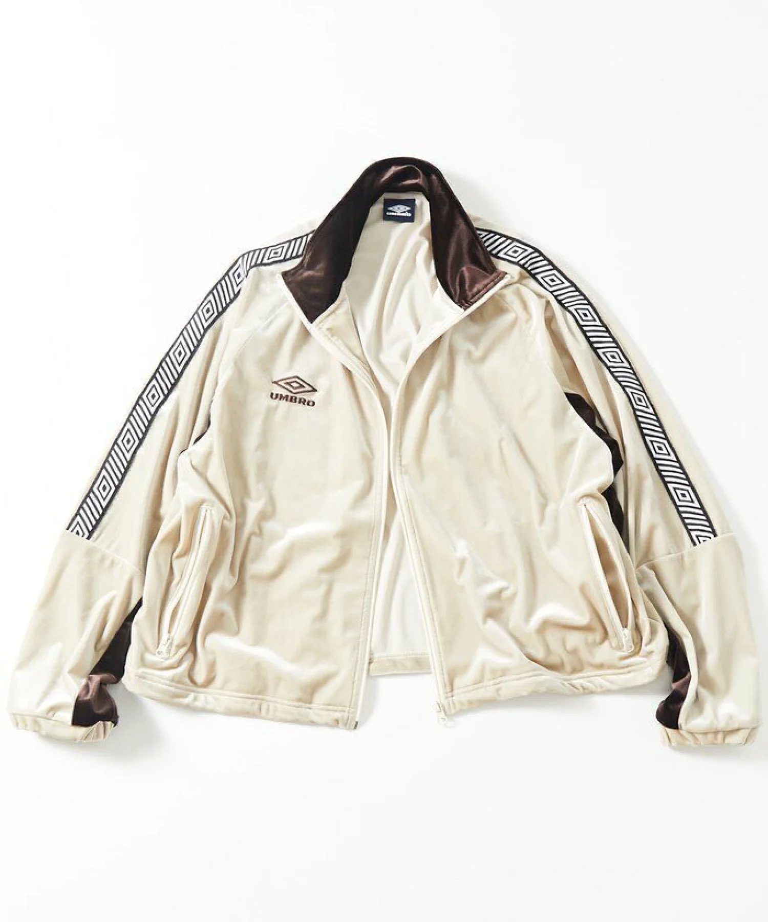 【OLD UMBRO】最高配色 ENGLAND ベロア生地 トラックジャケット 90s archive UMBRO ベロア トラックジャケット ジャージ M
