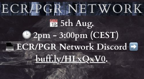 ⭐ ECR/PGR Members Event: Research Troubleshooting ⭐ 

Join us on Aug 5th at 2pm for an informal meeting to share our current research projects, things we're struggling with and would like to discuss, and think about some ideas for #CapCrim13!
Discord ➡️ buff.ly/HLxQxV0.