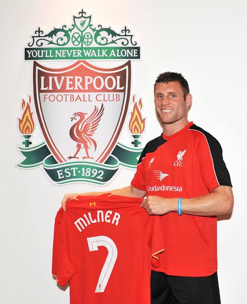49 transfers ago Liverpool signed James Milner on a free from Man City (15/16)