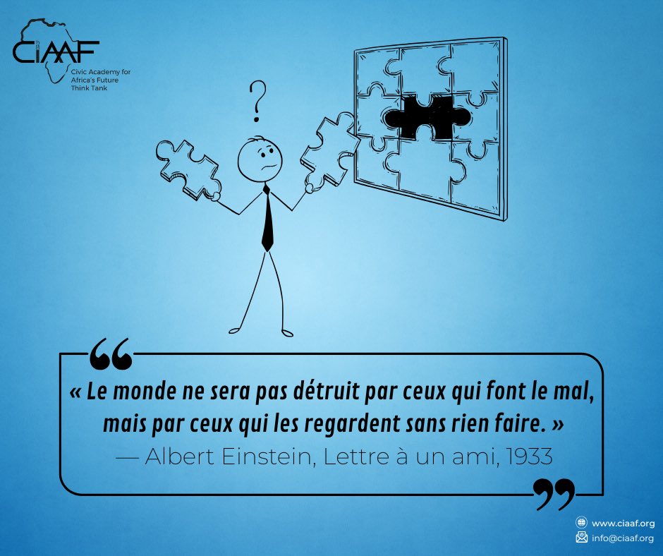 Ciaaf2018's tweet photo. En ce début de semaine, souvenons-nous : l’action, même petite, vaut mieux que le silence. ✊🏾
#MotivationDuLundi #CiAAF #Engagement https://t.co/5caINRU6Ma