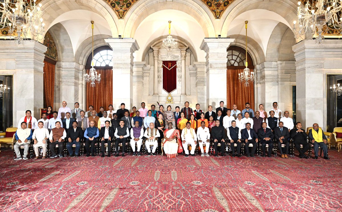 Awan Konyak🇮🇳 (@kaiheawan) on Twitter photo A long-held wish fulfilled.😇
I had the honour of attending the interaction session with eminent tribal personalities from different fields, hosted by Madam President Droupadi Murmu ji at Rashtrapati Bhavan, New Delhi.
Immensely grateful to Sir <a href="/SameerOraon16/">Samir Oraon(Modi ka Parivar )</a> ji, National A long-held wish fulfilled.😇
I had the honour of attending the interaction session with eminent tribal personalities from different fields, hosted by Madam President Droupadi Murmu ji at Rashtrapati Bhavan, New Delhi.
Immensely grateful to Sir <a href="/SameerOraon16/">Samir Oraon(Modi ka Parivar )</a> ji, National