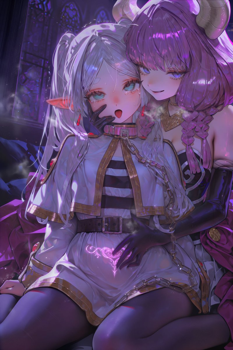 不要再做徒劳的抵抗啦❤️（凑近你的耳边，故意吐纳出湿热的气体）
乖～放下你的戒备，敞开心扉接受柠檬赐予你的淫纹～以及项圈❤️（向柠檬展示你那下贱的样子）
来～吧❤️舍弃你之前的身份，吐掉那所谓的尊严，来迎接你的【新生】吧❤️
#文援 #文爱