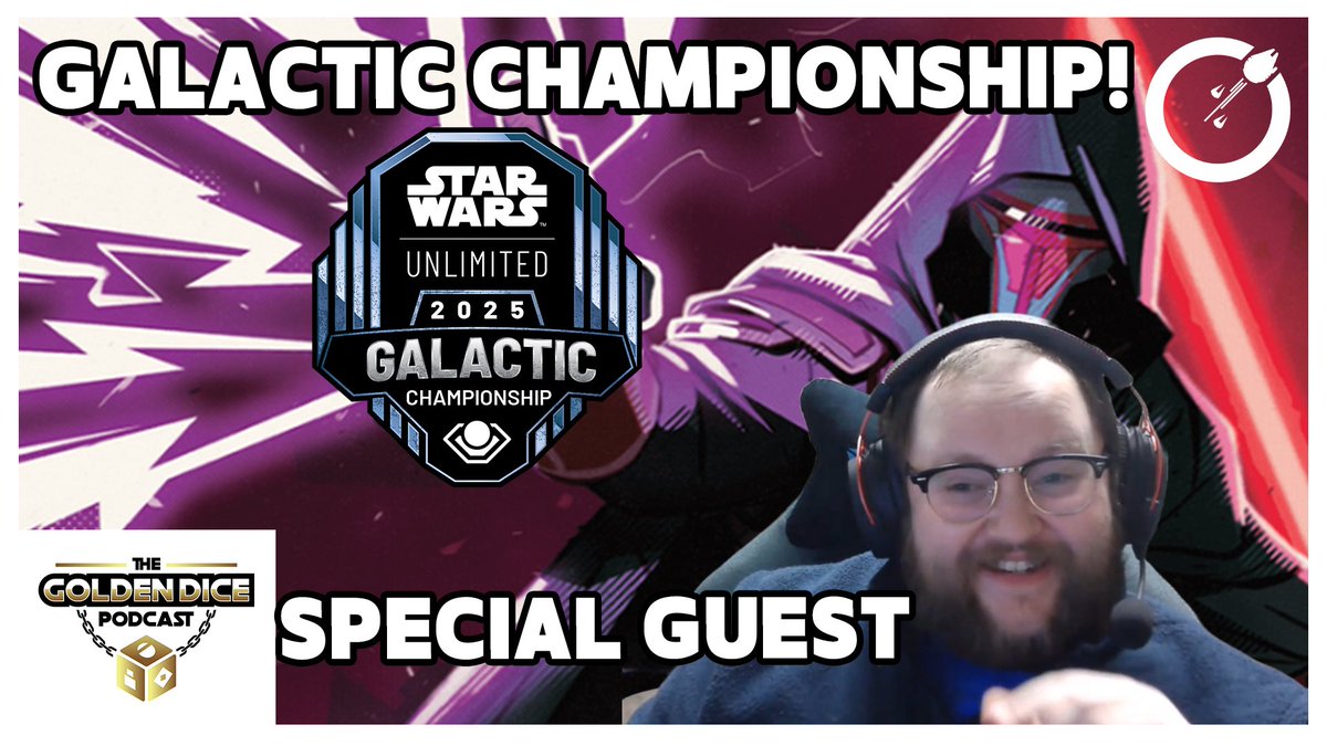 Outmaneuver SWU (@outmaneuver_swu) on Twitter photo We are back with a special guest from the <a href="/GoldenDicePod/">Golden Dice Podcast</a> tune in to listen all about our experiences at the Galactic Championship!
Star Wars Unlimited: Galactic Conversation | Chapter 59: Will of the Force
youtu.be/2EUKqoQ6pLM We are back with a special guest from the <a href="/GoldenDicePod/">Golden Dice Podcast</a> tune in to listen all about our experiences at the Galactic Championship!
Star Wars Unlimited: Galactic Conversation | Chapter 59: Will of the Force
youtu.be/2EUKqoQ6pLM