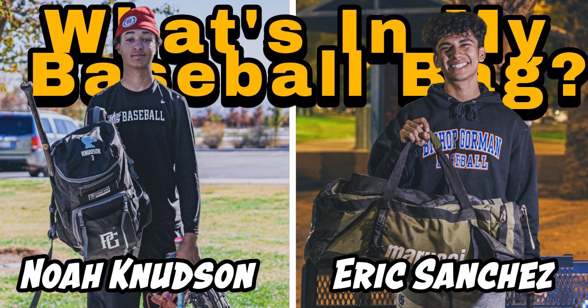 Noah Knudson &amp; Eric Sanchez What's In My Baseball Bag? Is OUT NOW!

Go watch, Like, and Subscribe if you’re new to the channel!

youtu.be/bJmLAp5uPrY?si… via <a href="/YouTube/">YouTube</a>