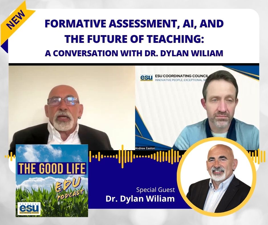 ESUCC (@esucc) on Twitter photo 🎙️New on #TheGoodLifeEDU we are joined by <a href="/dylanwiliam/">Dylan Wiliam</a> to talk formative assessment, teacher growth & #AI in schools.
💡 Insightful. Timely. A must-listen for educators.
🎧 Listen now.
👉 bit.ly/TheGoodLifeEDU
#rethinkeducation #EdTech #nebraskaeducators #AIinEducation #k12 🎙️New on #TheGoodLifeEDU we are joined by <a href="/dylanwiliam/">Dylan Wiliam</a> to talk formative assessment, teacher growth & #AI in schools.
💡 Insightful. Timely. A must-listen for educators.
🎧 Listen now.
👉 bit.ly/TheGoodLifeEDU
#rethinkeducation #EdTech #nebraskaeducators #AIinEducation #k12