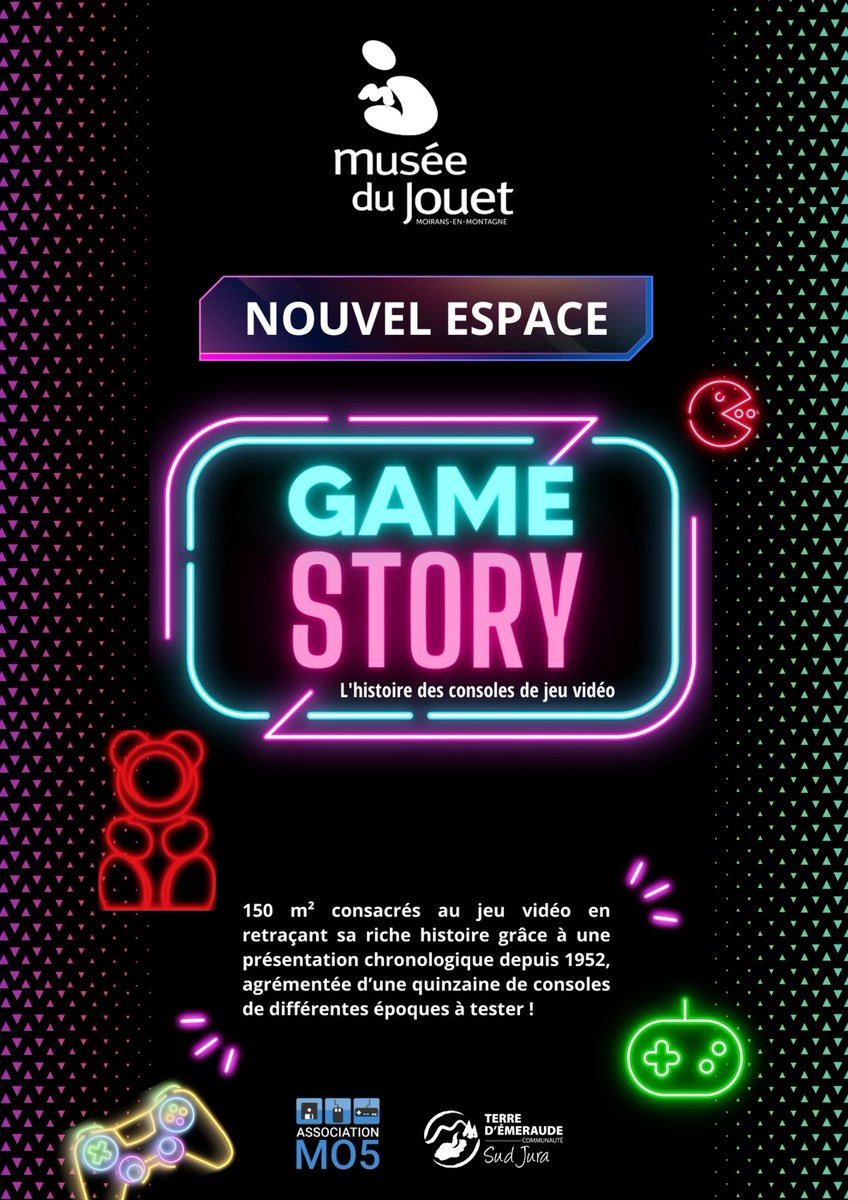 Florent Gorges (@florentgorgesfr) on Twitter photo Et si vous êtes dans le Jura, passez visiter l'excellent Musée du Jouet de Moirans-En-Montagne. Y a actuellement une belle expo #gamestory avec les copains de <a href="/assomo5/">Association MO5</a> . Et si vous êtes dans le Jura, passez visiter l'excellent Musée du Jouet de Moirans-En-Montagne. Y a actuellement une belle expo #gamestory avec les copains de <a href="/assomo5/">Association MO5</a> .