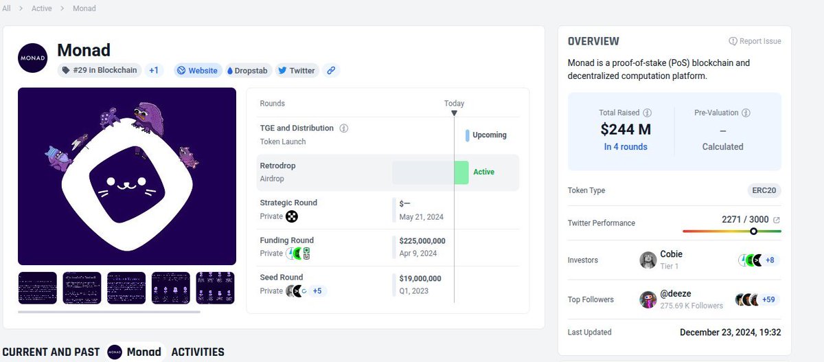 BREAKING:

✅ Monad Airdrop Confirmed

Drop your Monad wallet address, Like &amp; RT