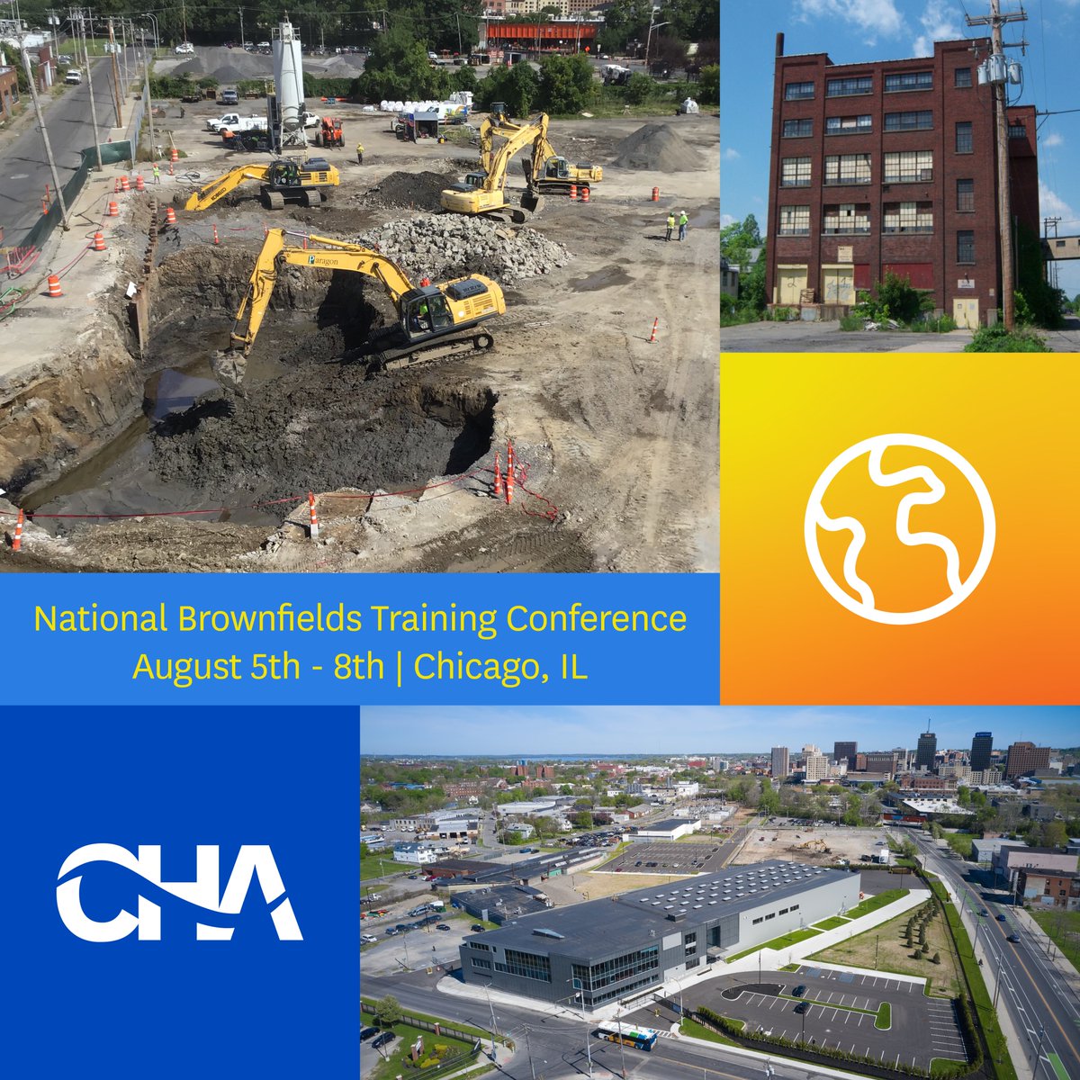 CHA Consulting, Inc. (@chasolutions_) on Twitter photo Don’t miss CHA at the 2025 <a href="/GoBrownfields/">#Brownfields2025</a> Conference in Chicago this week! We’ll be at Booth 415, so stop by and chat with our team about the future of brownfields remediation and redevelopment.
Learn more about CHA’s brownfield services: bit.ly/CHA-Envr
#theCHAway Don’t miss CHA at the 2025 <a href="/GoBrownfields/">#Brownfields2025</a> Conference in Chicago this week! We’ll be at Booth 415, so stop by and chat with our team about the future of brownfields remediation and redevelopment.
Learn more about CHA’s brownfield services: bit.ly/CHA-Envr
#theCHAway