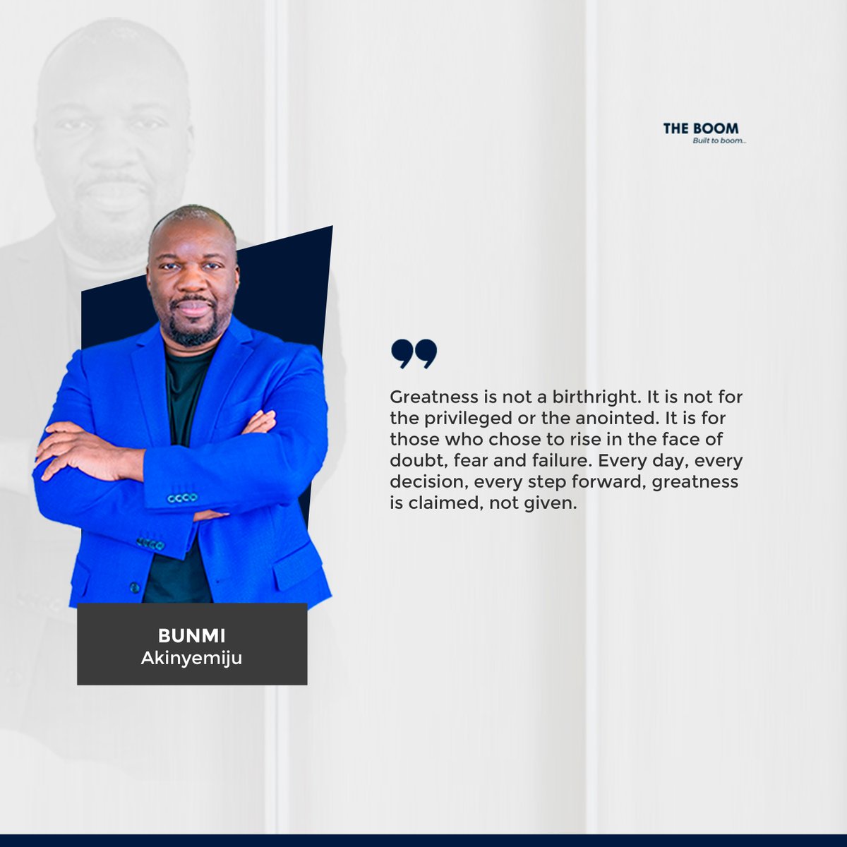 bunmiakinyemiju's tweet image. No secret club. No gatekeeping.

The people we admire aren’t waiting for permission, they’re building, risking, and showing up daily.

Start. Stay with it. The results will meet you on the other side of discipline.

#Leadership #Ownership #BuildWithConviction #BoomThoughts