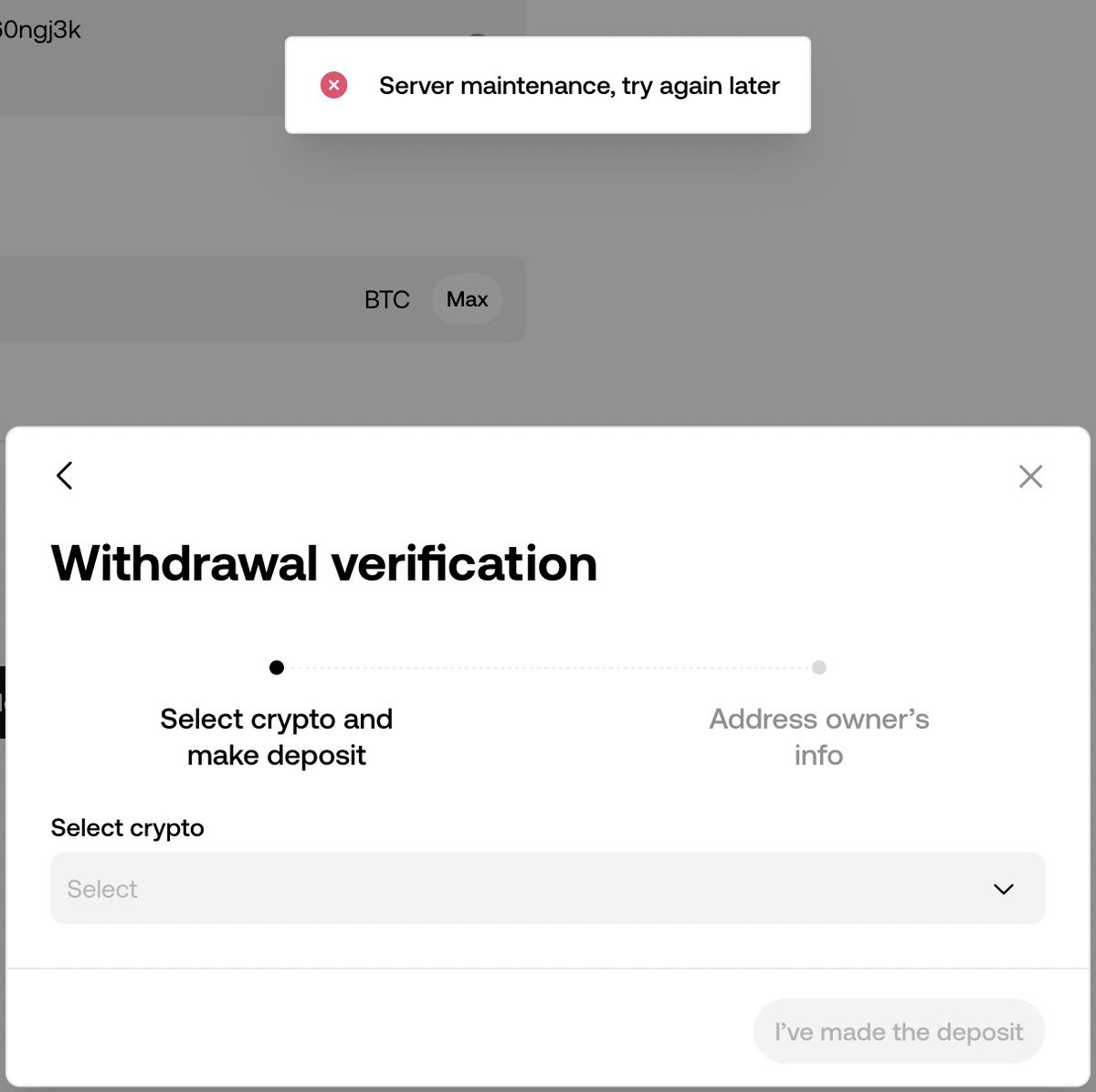ArturSchaback's tweet image. So on @okx in EU u can't even withdraw your crypto to your own wallet, because the 'satoshi test' functionality does not work.