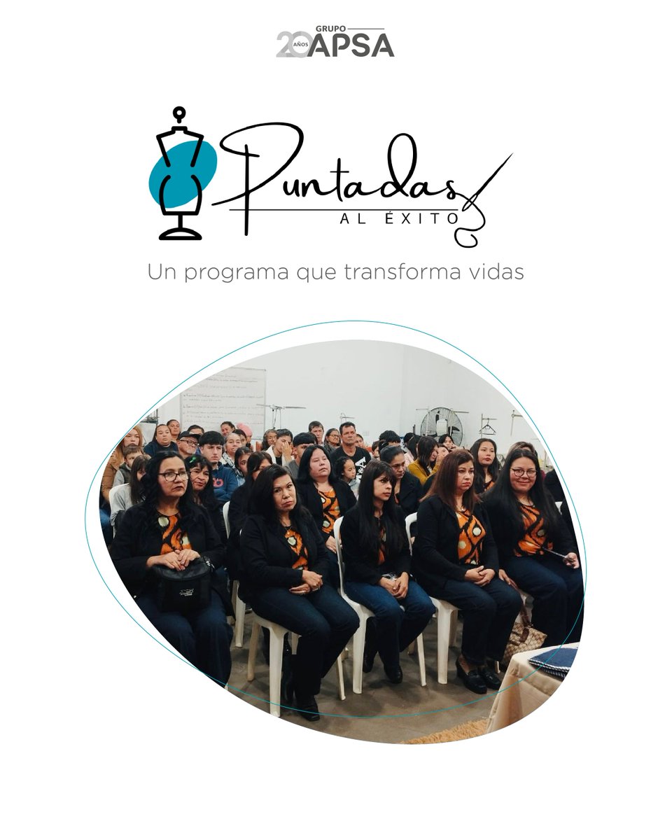 APSApy's tweet image. A través de nuestro programa social Puntadas al Éxito, capacitamos a mujeres en técnicas de costura industrial.

Porque en APSA también creemos en el desarrollo social como parte de nuestra responsabilidad empresarial.

#GrupoAPSA #PuntadasalÉxito #Capacitación