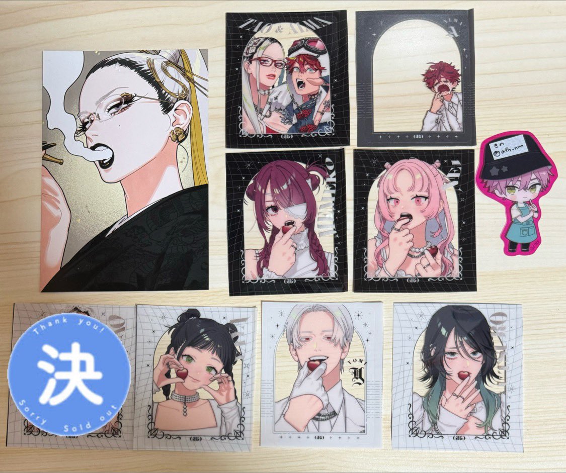 【交換】ジャンプスクエア ジャンプSQ
極楽街 クリアシート ポストカード

【譲】画像参照

【求】辰臣

ポストカード含め1枚〜◎
一部お声がけ中にため、お返事にお時間頂戴いたします。
検索からもお気軽お声がけください🌷