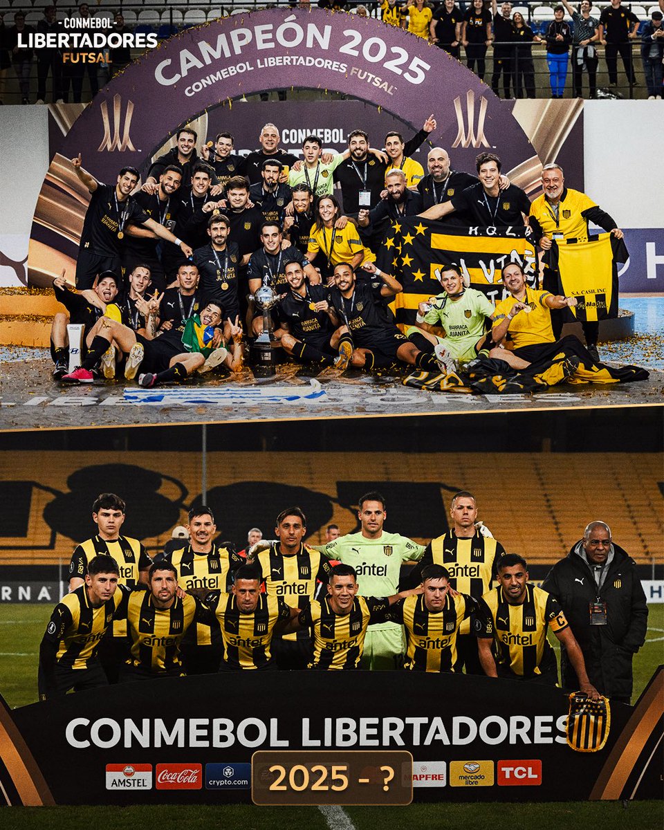 🏆🤔¿Hubo campeón de la CONMEBOL #Libertadores y CONMEBOL #LibertadoresFS un mismo año?

2️⃣0️⃣0️⃣0️⃣🇧🇷Internacional de Porto Alegre (no clasificó)
2️⃣0️⃣1️⃣6️⃣🇵🇾 Cerro Porteño (octavos de final)
2️⃣0️⃣2️⃣1️⃣🇦🇷San Lorenzo (Fase 3)
2️⃣0️⃣2️⃣5️⃣🇺🇾Peñarol ❓❓❓