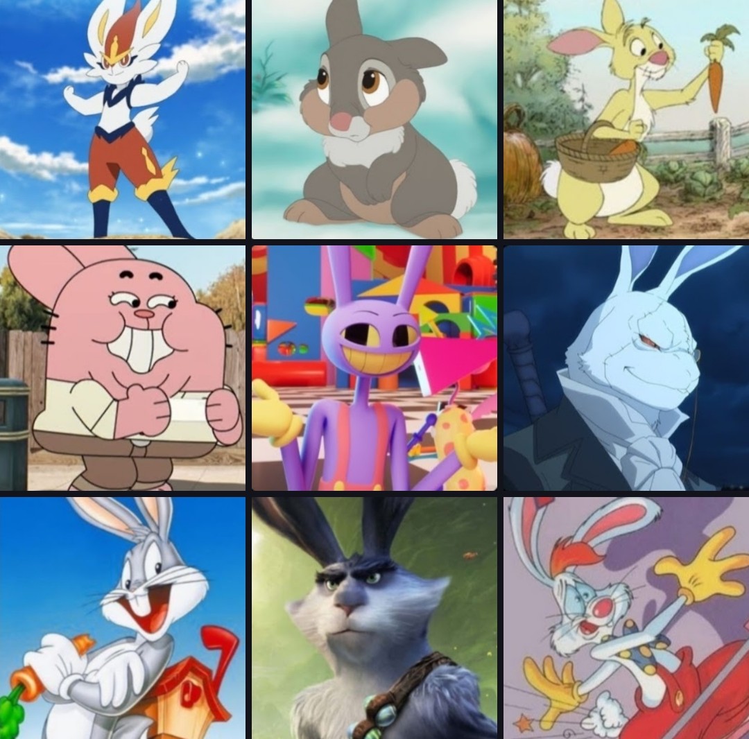#Disney #DigitalCircus #anipoke #cartoons What's your favorite male rabbit