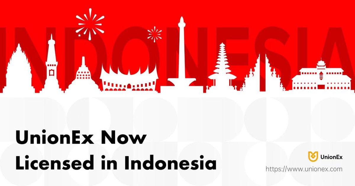 🇮🇩 UnionEx Secures Indonesia License! 🎉

We're thrilled to partner with a top Southeast Asian fintech unicorn to bring secure, localized crypto trading to Indonesia. 🔒

Compliant with AML &amp; KYC standards.

👉 Learn more: binance.com/en/square/post…

#UnionEx #CryptoExchange